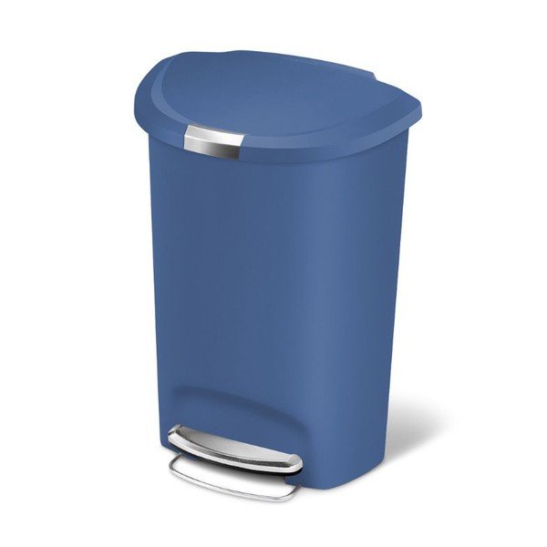 Pedálový koš na odpadky Roundes, 50 l modrý