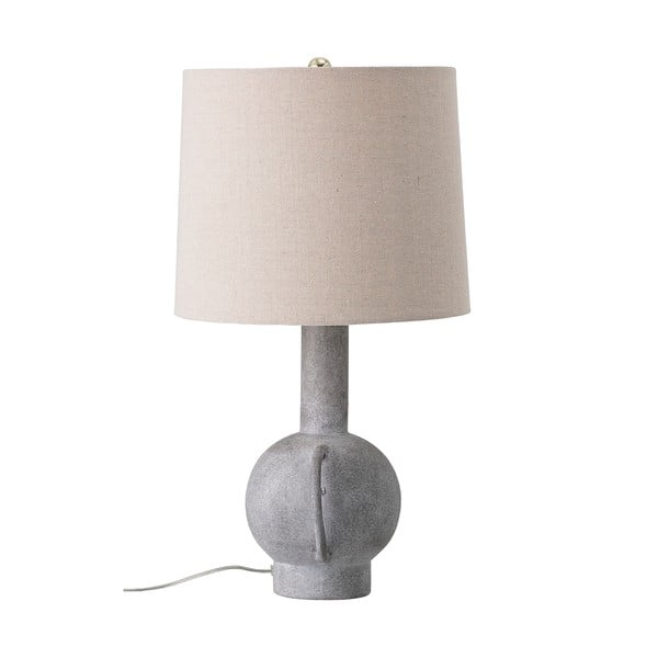 Lampada da tavolo grigio-beige Kean - Bloomingville-image-2
