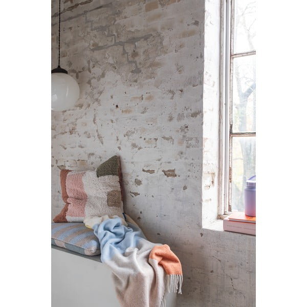 Coperta gialla-azzurra 125x190 cm Brick - Mette Ditmer Denmark-image-2