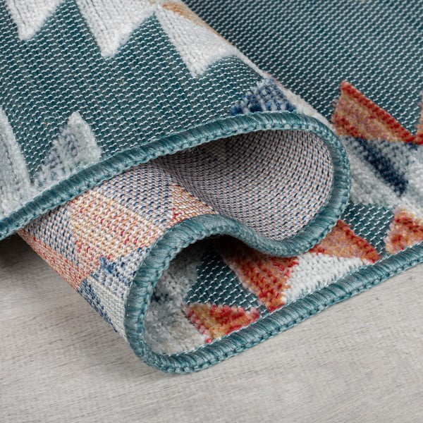 Tappeto blu per interni ed esterni 160x230 cm Avery Blue - Flair Rugs-image-2