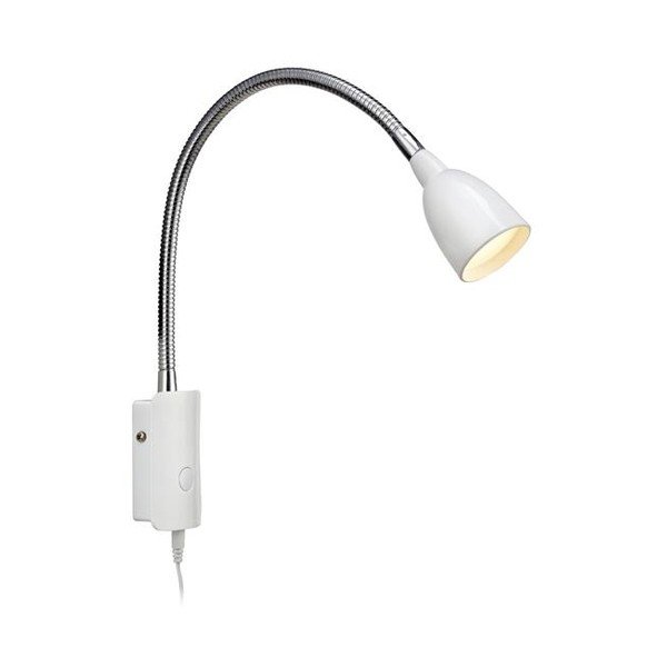 Lampada da parete bianca Tulip – Markslöjd