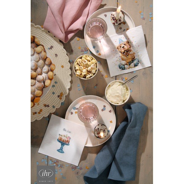 Tovaglioli di carta in set da 20 pezzi Happy Teddy - IHR-image-1