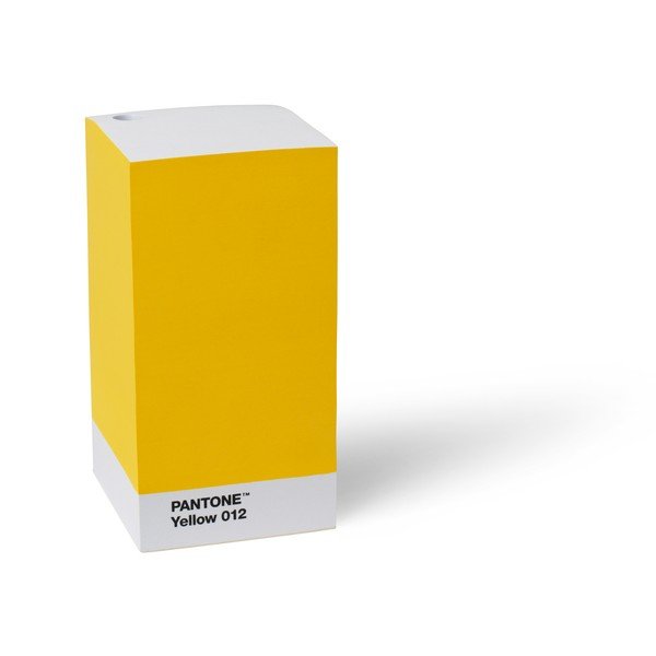 Portamatite / blocco note giallo - Pantone