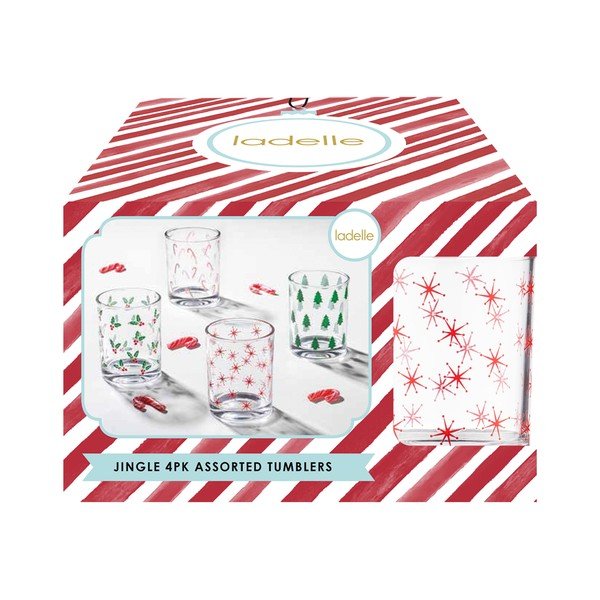 Set di 4 bicchieri da 260 ml Jingle - Ladelle-image-1