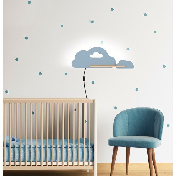 Apparecchio blu per bambini Cloud - Candellux Lighting-image-1