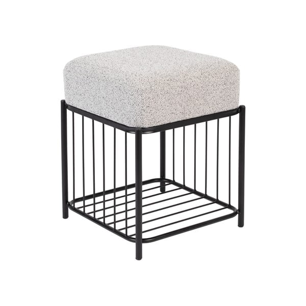 Poggiapiedi grigio chiaro Milou – White Label-image-2