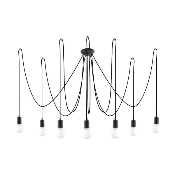 Apparecchio a sospensione nero 300x300 cm Spider - Nice Lamps