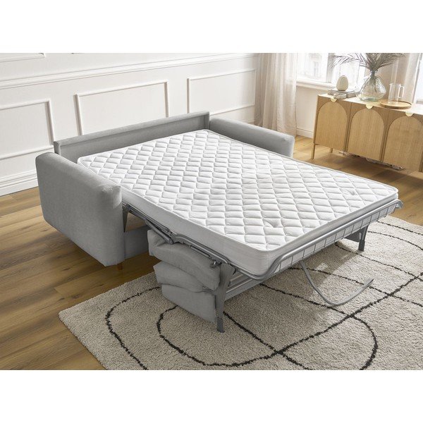 Divano grigio per il riposo quotidiano/allungabile 220 cm Cocoone – Bobochic Paris-image-1