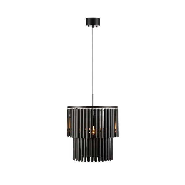 Lampada a sospensione nera opaca con paralume in metallo 42,5x42,5 cm Viento - Markslöjd