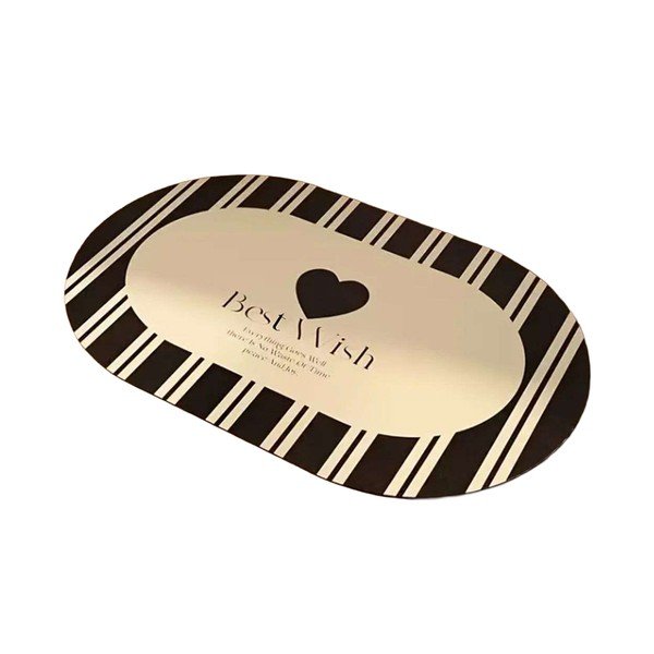 Tappetino per il bagno nero/color crema 60x100 cm Best Wish – Foutastic