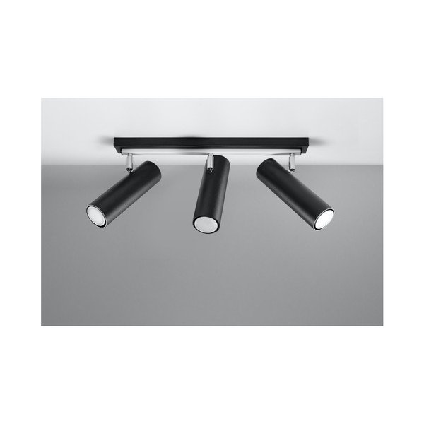 Lampada da soffitto nera Mira Tres - Sollux-image-2