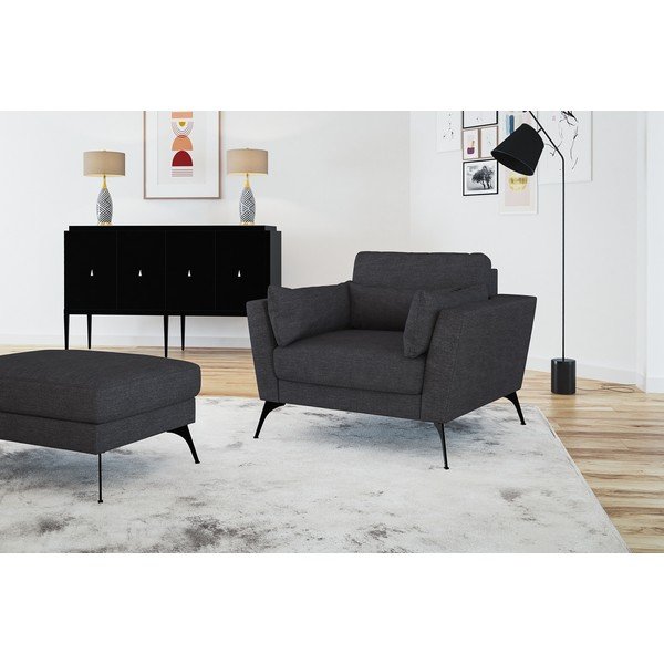Poggiapiedi antracite Susan - Marie Claire Home-image-4