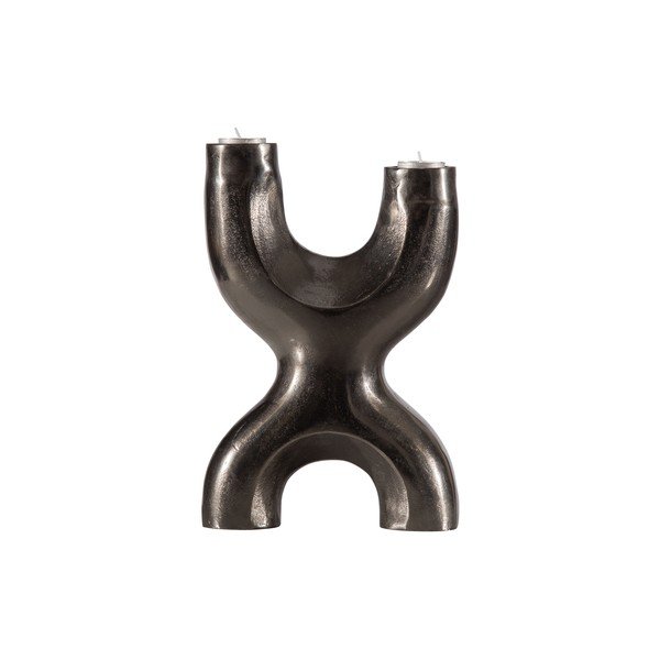 Candeliere in metallo nero X Don - WOOOD-image-1