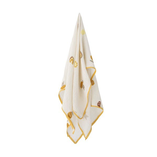 Coperta bianca per neonati 80x100 cm Agnes - Bloomingville Mini-image-4