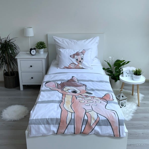 Biancheria da letto per culla in cotone 100x135 cm Bambi - Jerry Fabrics-image-1