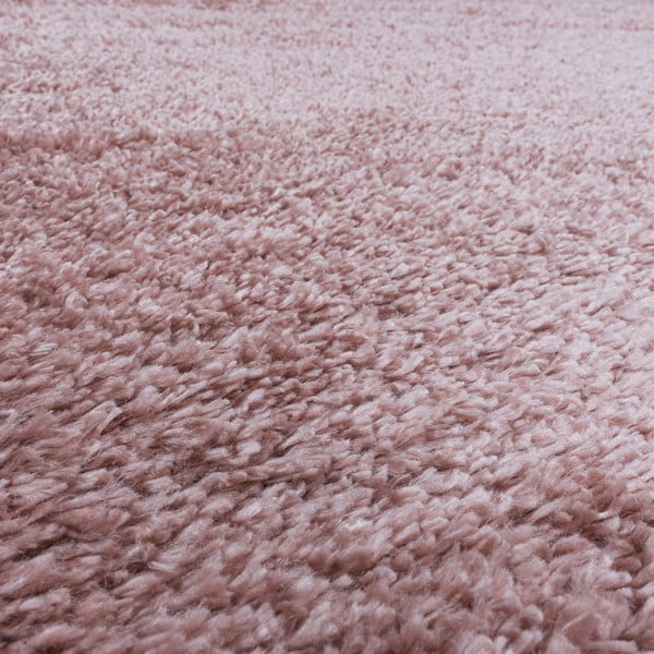 Tappeto rotondo rosa ø 80 cm Fluffy - Ayyildiz Carpets-image-2