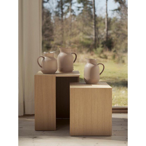 Caraffa termica color pesca in plastica 1 l Amphora – Stelton-image-1