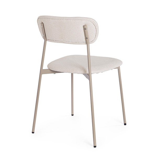 Sedia da pranzo grigio tortora in imbottito Inka – Yes Everyday-image-4