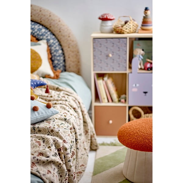 Libreria per bambini in legno massiccio pavlovnia in colore naturale 55x89,5 cm Calle - Bloomingville Mini-image-4