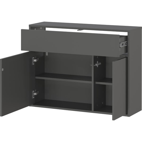 Armadietto color antracite 83x63x25 cm Ameca 2.0 – Germania-image-3