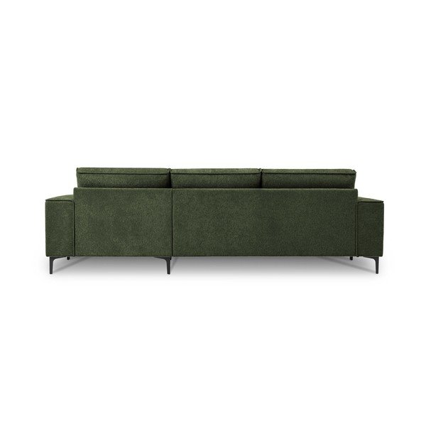 Divano angolare verde (con penisola a destra/con chaise lounge) con rivestimento in ciniglia Copenhagen – Scandic-image-4