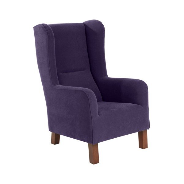Poltrona viola Bruno Velor - Max Winzer