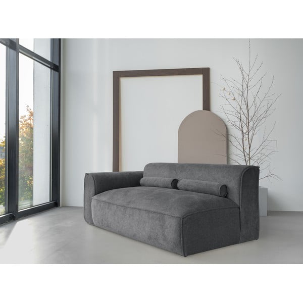 Divano componibile grigio (con penisola a sinistra) Flex Felix – Miuform-image-1