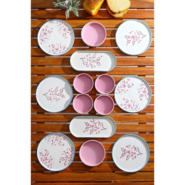 Set da pranzo in ceramica 14 pezzi - Hermia-image-3