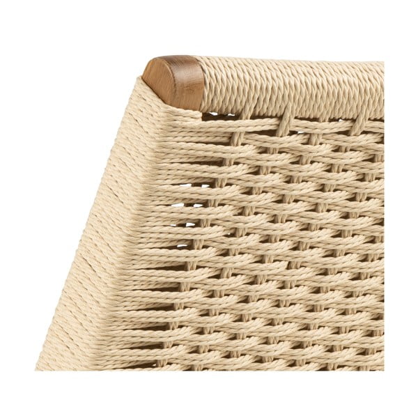 Poltrona con intreccio in colore naturale Carson - Actona-image-4