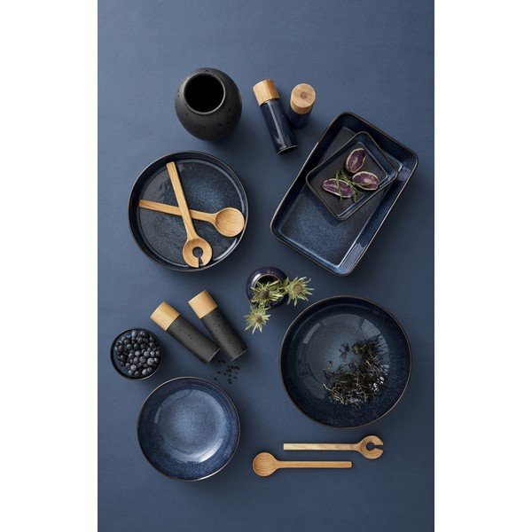 Set macina pepe e sale blu scuro in ceramica 2 pz Gastro Blue – Bitz-image-1