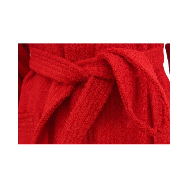 Accappatoio Smart rosso da donna, taglia 4 mm. S/M - Foutastic-image-2