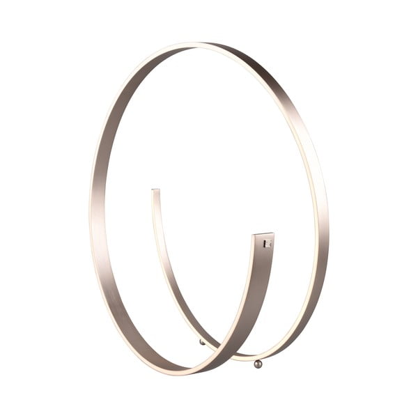 Lampada da terra a LED grigia con controllo vocale/app mobile con paralume in metallo (altezza 75 cm) Cinardi - CINQUE-image-2