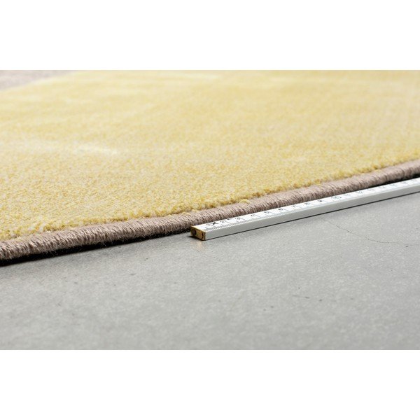 Tappeto giallo-grigio , ø 240 cm Hilton - Zuiver-image-2