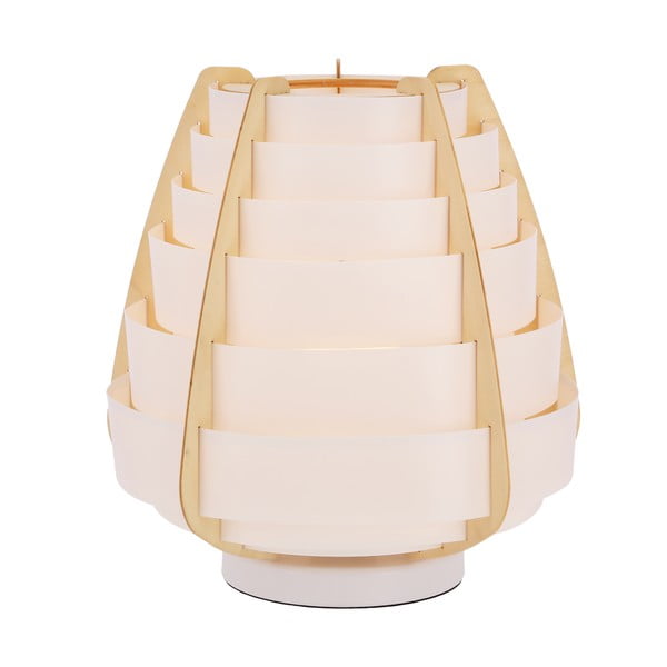 Lampada da tavolo bianca (altezza totale 27 cm) Nagoja – Candellux Lighting-image-4