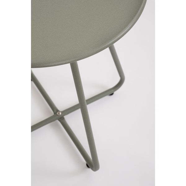 Tavolino da giardino rotondo in acciaio ø 45 cm Jable   – Bizzotto-image-2