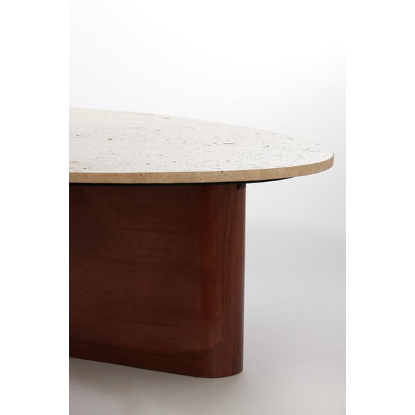 Tavolino marrone 72x90 cm Mahelona - Light & Living-image-4