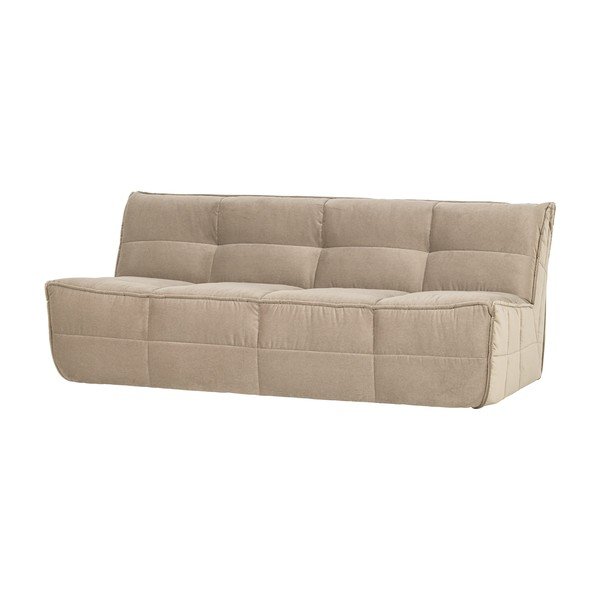Divano beige con rivestimento in velluto 204 cm Cluster – vtwonen-image-2