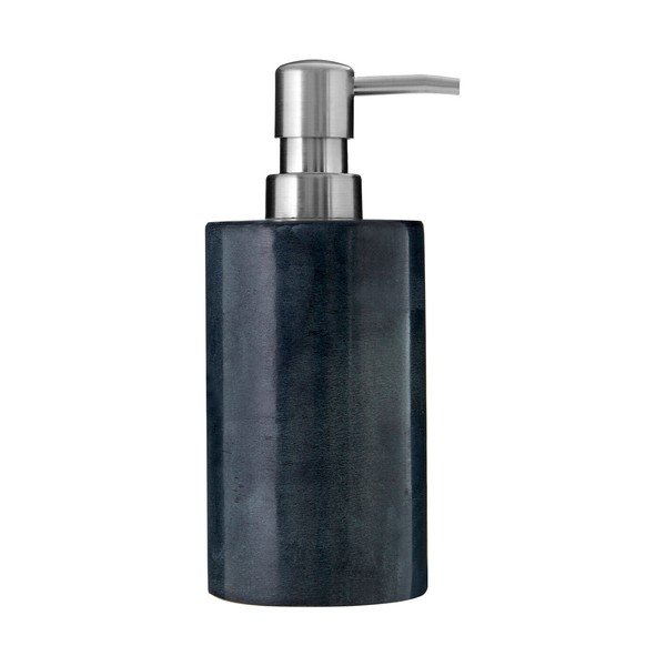 Dispenser per sapone grigio scuro in pietra Kamal – Premier Housewares-image-2
