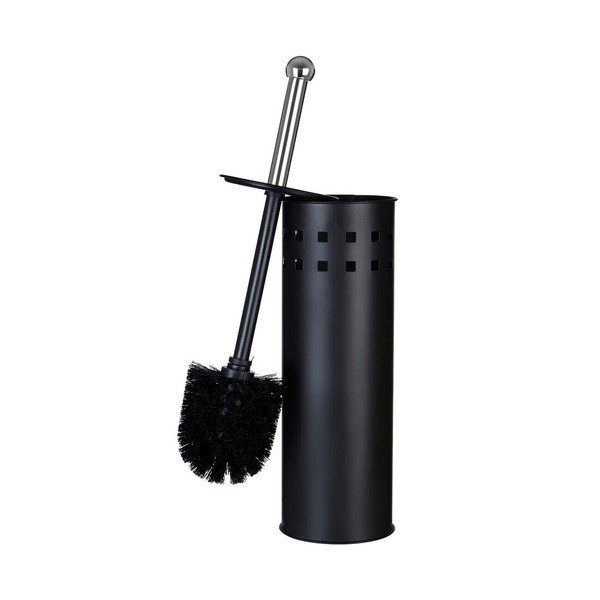 Scopino WC nero opaco in metallo Indy – Premier Housewares-image-3