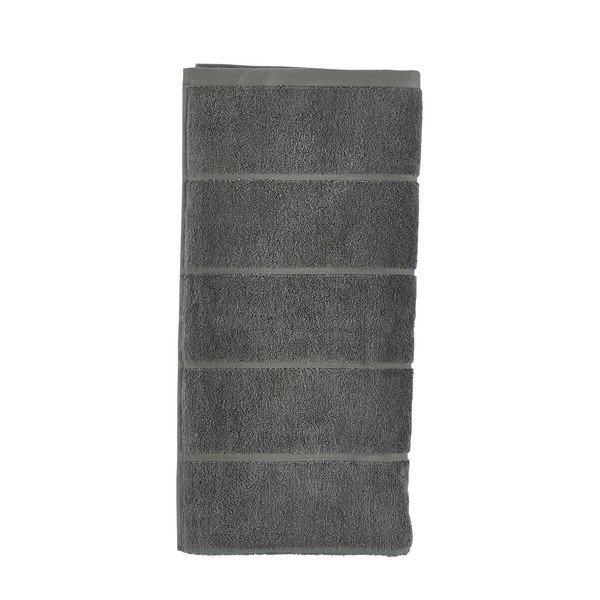 Asciugamano tipo terry verde scuro in cotone 70x140 cm Sauna – Zone