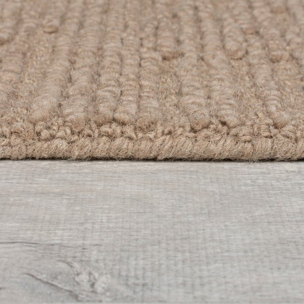 Tappeto beige in lana tessuto a mano 200x290 cm Harris Boucle – Flair Rugs-image-4