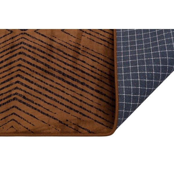 Tappeto lavabile marrone 180x120 cm - Vitaus-image-2