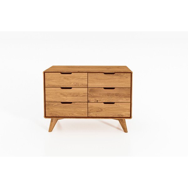 Cassettiera bassa in rovere 90x63 cm Greg - The Beds-image-1