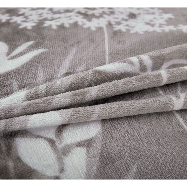 Biancheria da letto grigia in micropile per letto singolo 140x200 cm Sambuco – My House-image-3