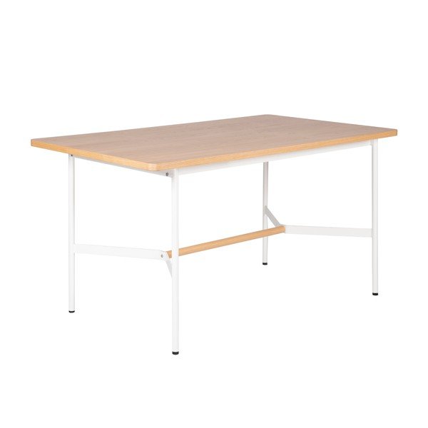 Tavolo da pranzo bianco , 100 x 80 cm Asis - sømcasa-image-2