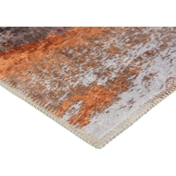 Tappeto lavabile rosso e blu 80x50 cm - Vitaus-image-2