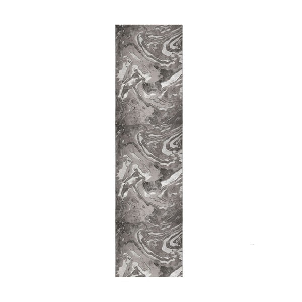 Tappeto grigio/argento 80x150 cm Marbled - Flair Rugs