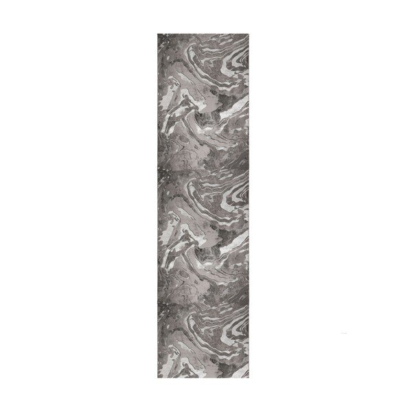 Tappeto grigio/argento 60x230 cm Marbled - Flair Rugs