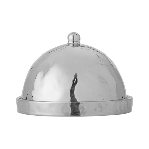 Burriera color argento lucido in gres Shine – Bloomingville