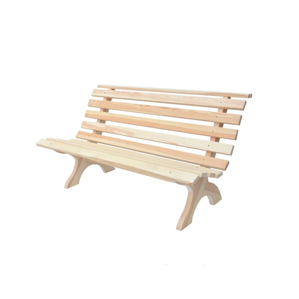 Panchina da giardino in legno Retro - Rojaplast-image-2